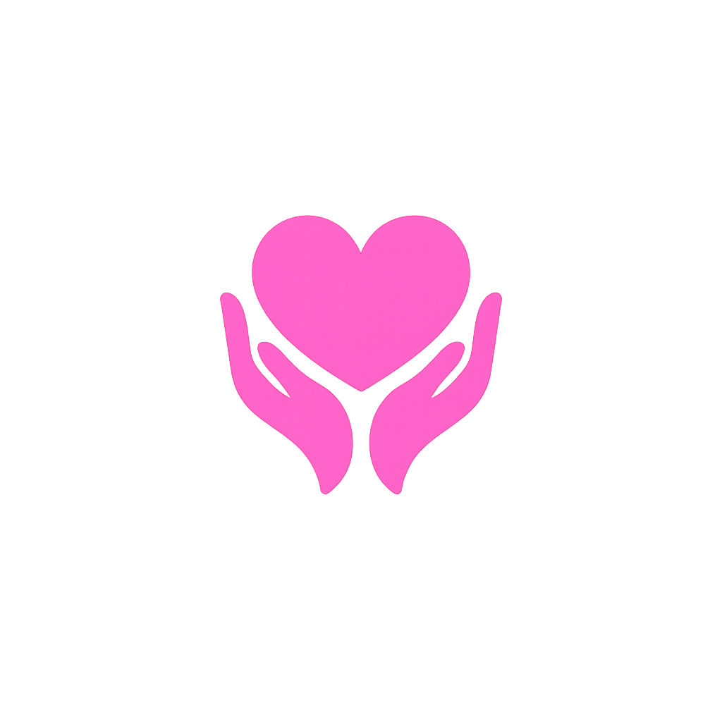 Magenta Care hand logo